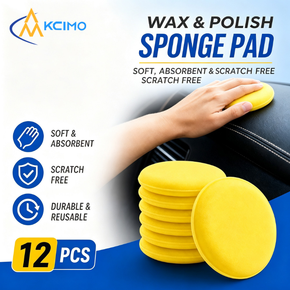 Wax Applicator Pad - 12 sztuk miękkich gąbek do nakładania