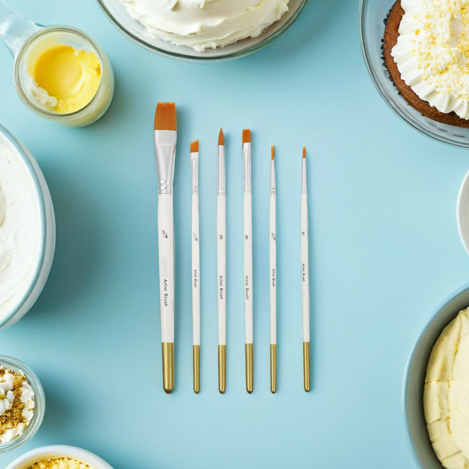 Detailing Brush Set - 12 sztuk – zestaw pędzli do