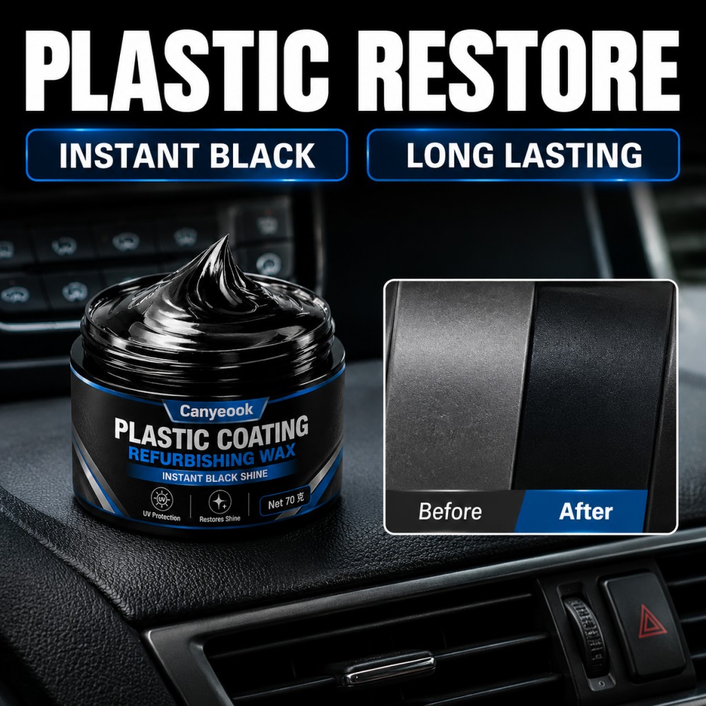Trim Restorer Plastic - CANYEOOK Wosk do Odnawiania Plastikowych Elementów