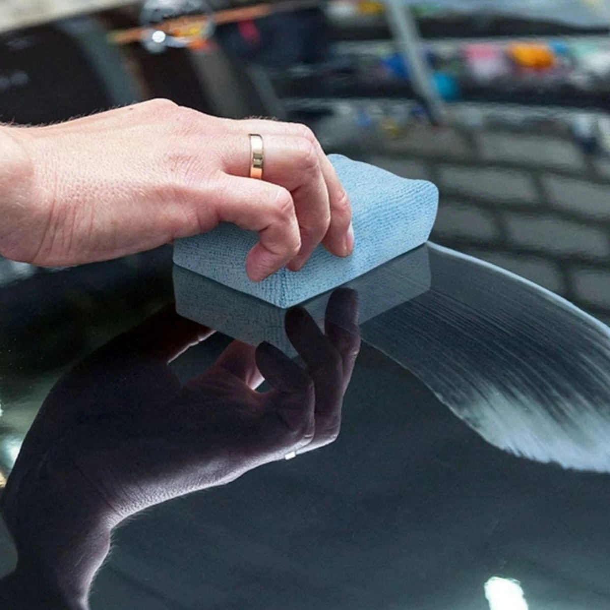 8 szt. podkładek z mikrofibry  – Wax Applicator Pad recenzja i cena