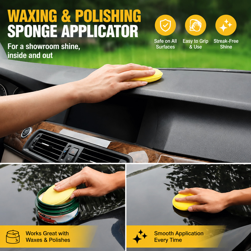 12 sztuk miękkich gąbek do nak – Wax Applicator Pad recenzja i cena